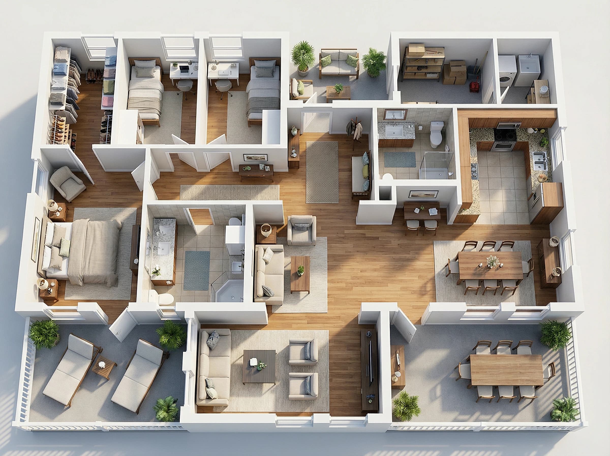 AI render produced from a Revit model 2