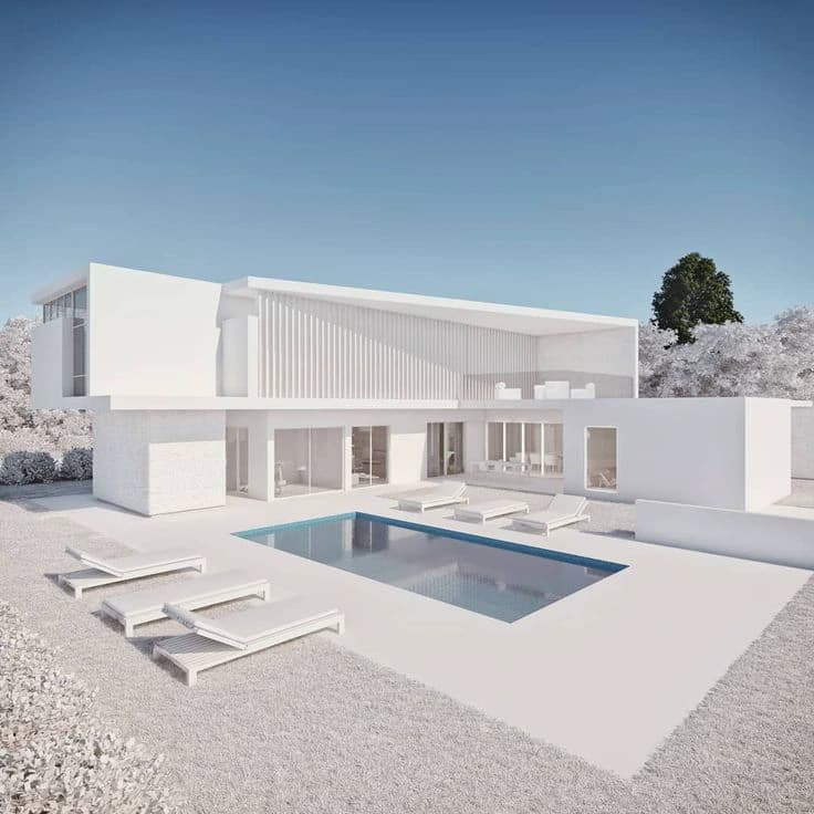 Twinmotion-style AI architectural render 1